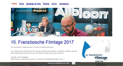 Desktop Screenshot of franzoesischefilmtage.de